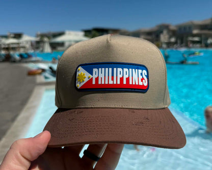 Rubber Patch Philippines Hat