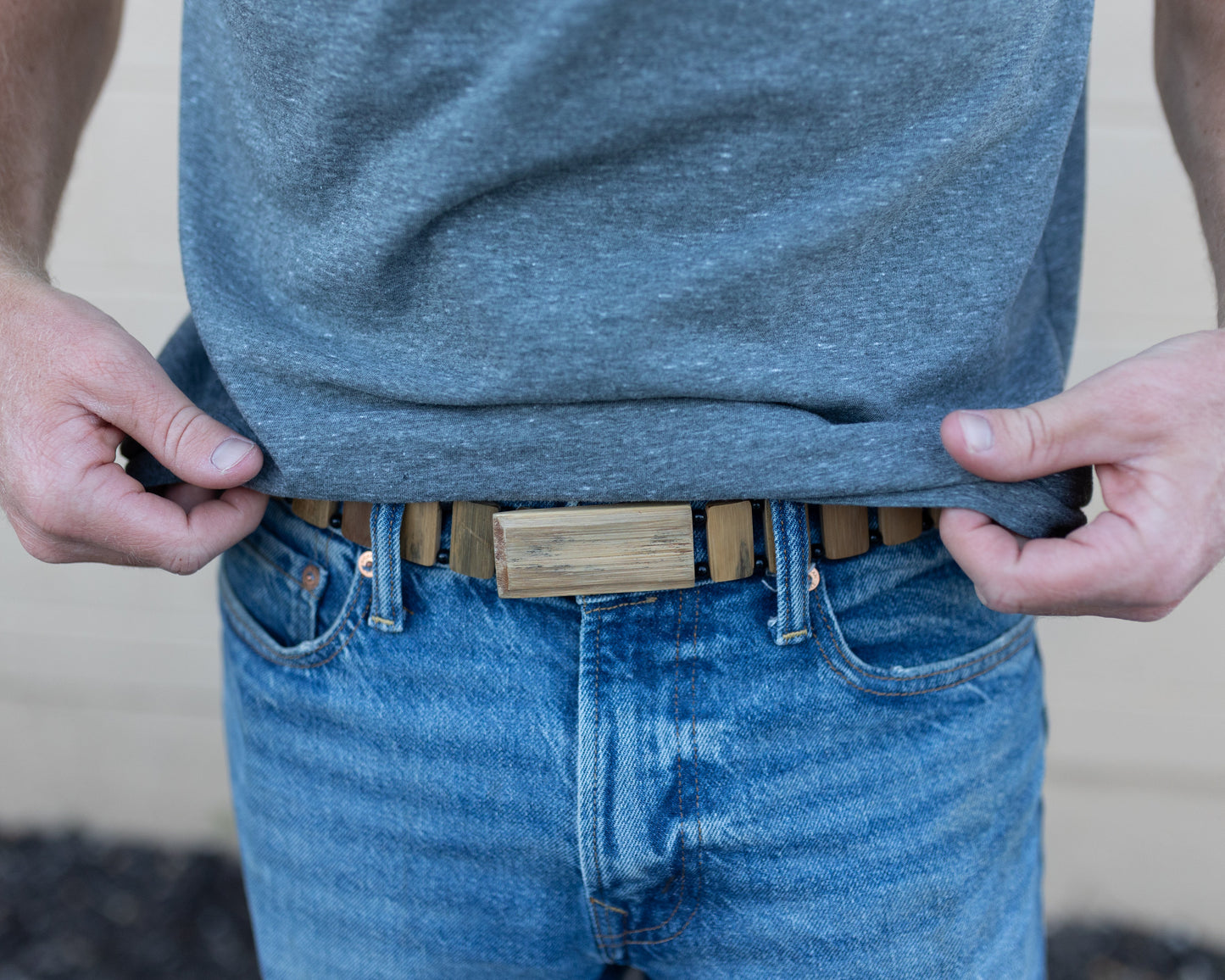 Bamboo Belt – Light Tan