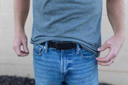 Mahogony Belt - Black